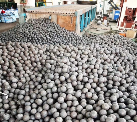 企業の鋼鉄は粉砕の球を20 - 150mm粉砕媒体の鋳造物Balll造った